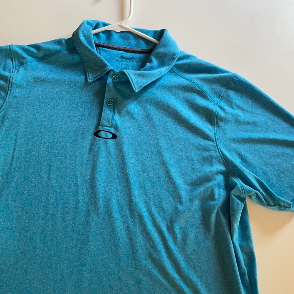 Blue Oakley Polo T-Shirt